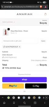 5CHGTP5DAU1LR coupon verification screenshot