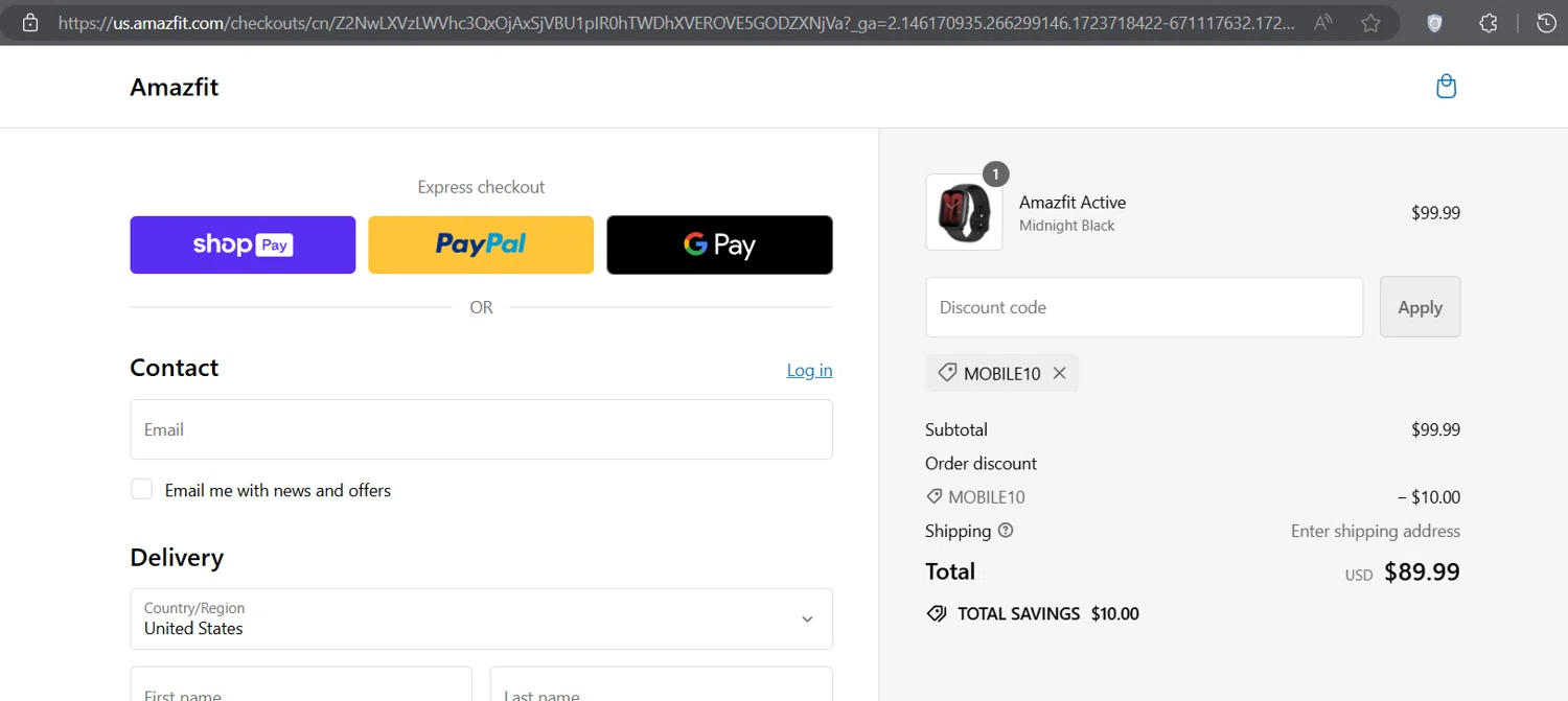 how to use Amazfit coupons