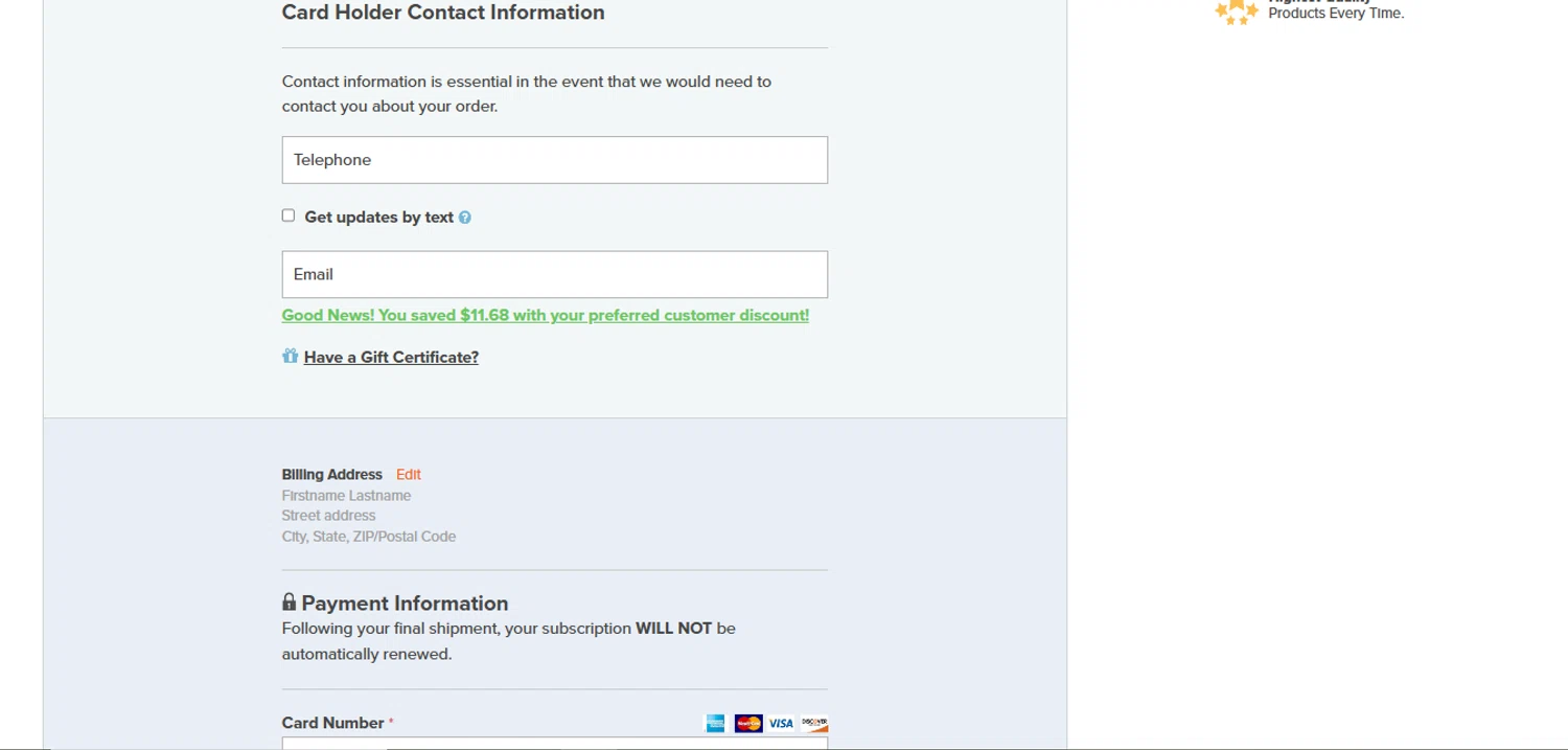Amazing Clubs checkout page showing Amazing Clubs coupon code box | Screenshot taken by SimplyCodes community member on Jun 28, 2025