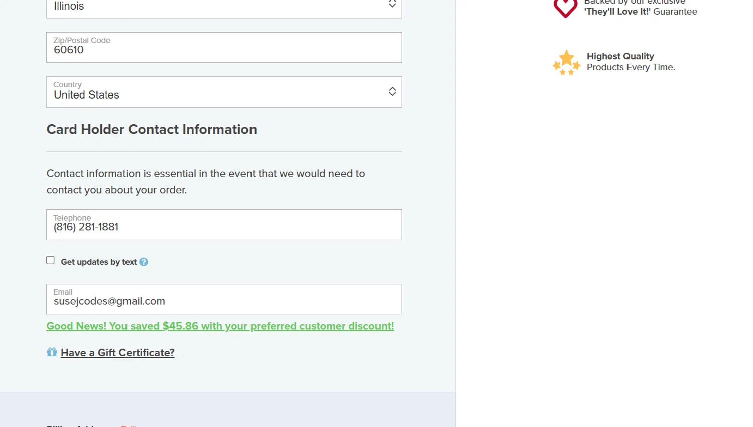 Amazing Clubs checkout page showing Amazing Clubs coupon code box | Screenshot taken by SimplyCodes community member on May 30, 2025