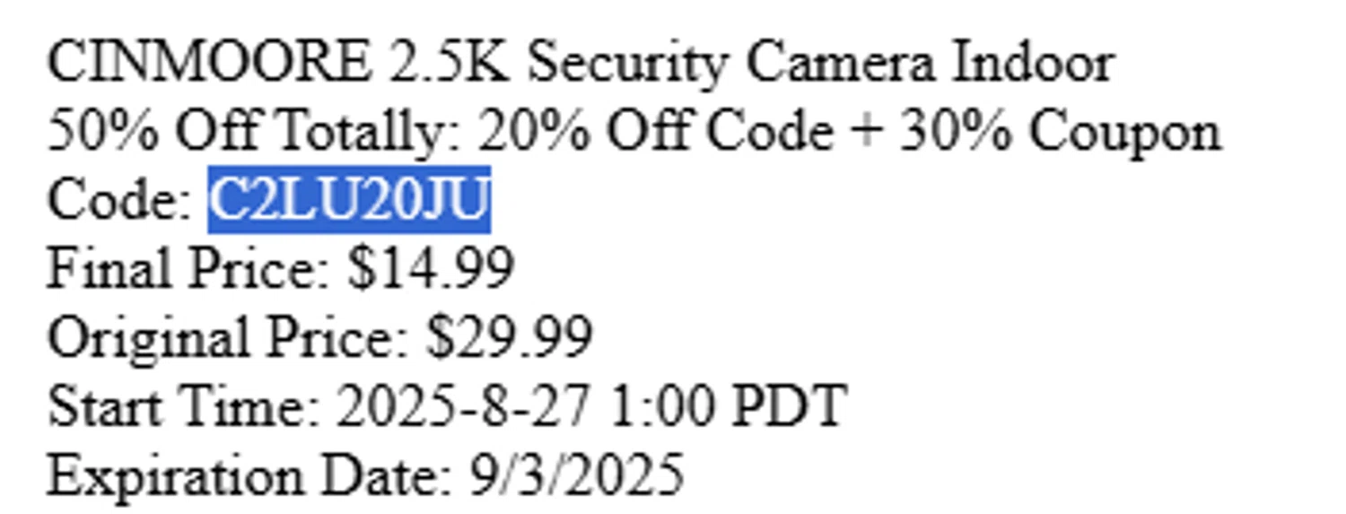 Amazon promo code screenshot showing code C2LU20JU applied at Amazon checkout page. Uploaded by SimplyCodes community member Swiftdealz on Aug 29, 2025