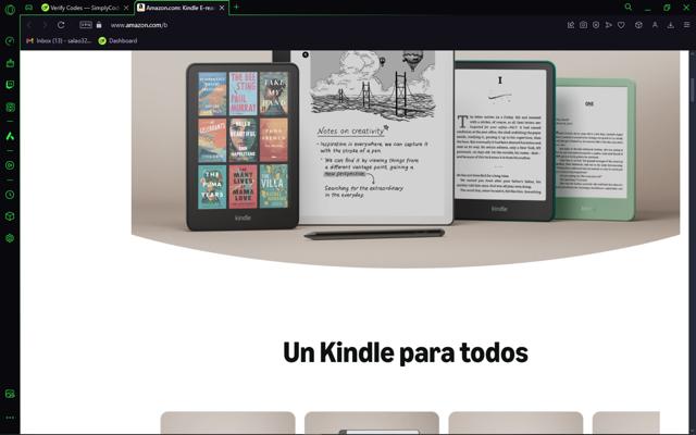 Amazon Kindle checkout page showing Amazon Kindle promo code box | Screenshot taken by SimplyCodes community member on Jan 7, 2025