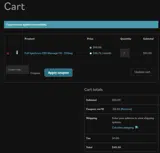 COR10 coupon verification screenshot