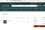 Amenie coupon verification screenshot