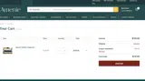 Amenie coupon verification screenshot