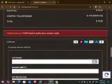 Amentara coupon verification screenshot