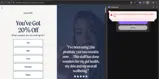 WELCOME25 coupon verification screenshot