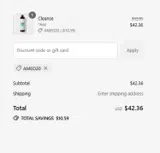 AMEO20 coupon verification screenshot