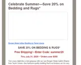 summer20 coupon verification screenshot