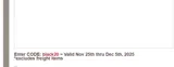 black20 coupon verification screenshot