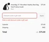microfiber15 coupon verification screenshot