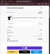 JULY4 coupon verification screenshot