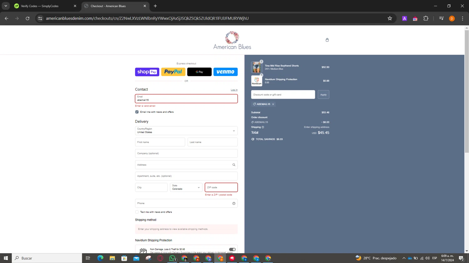 American Blues Promo Codes 15 Off August 2024