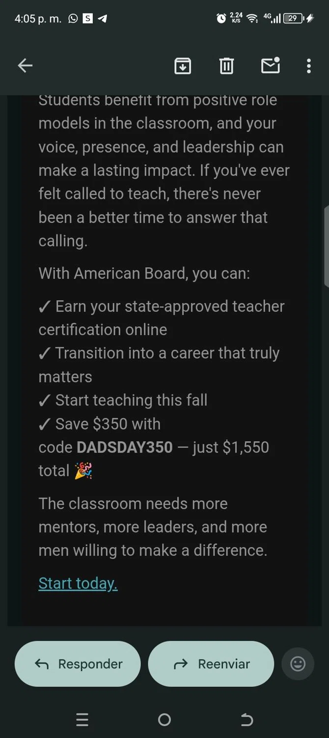 American Board promo code screenshot showing code DADSDAY350 applied at American Board checkout page. Uploaded by SimplyCodes community member kellymoreno on Jun 15, 2026