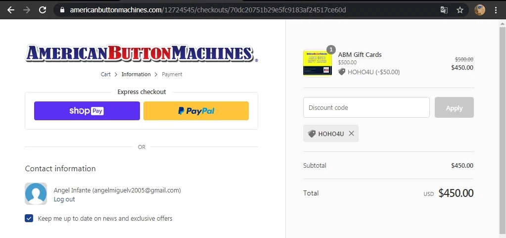how to use American Button Machines coupons