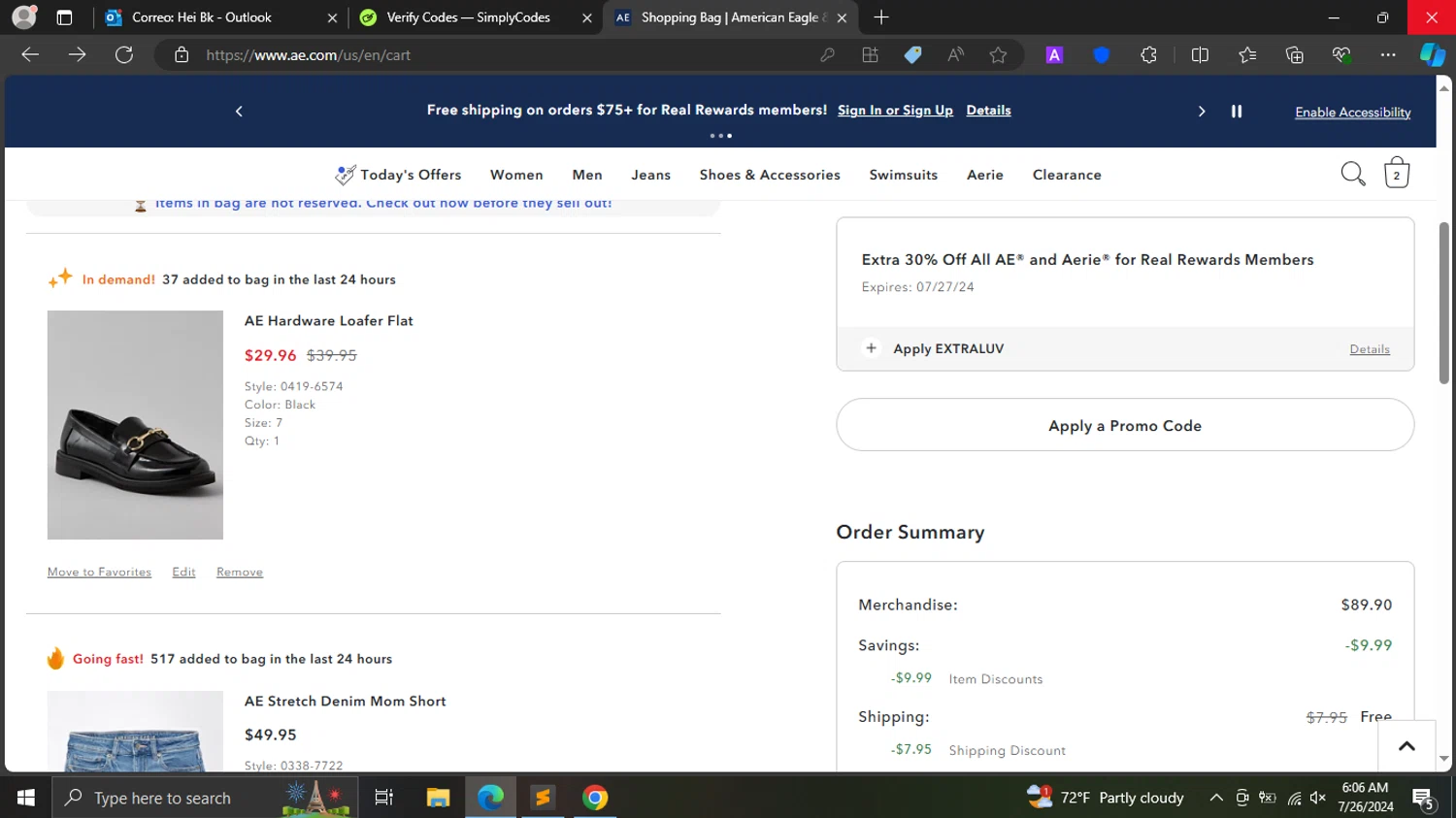 American Eagle Promo Codes 20 Off August 2024