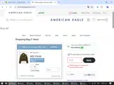 American Eagle AE coupon verification screenshot