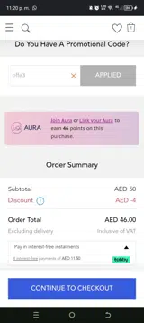 American Eagle AE coupon verification screenshot