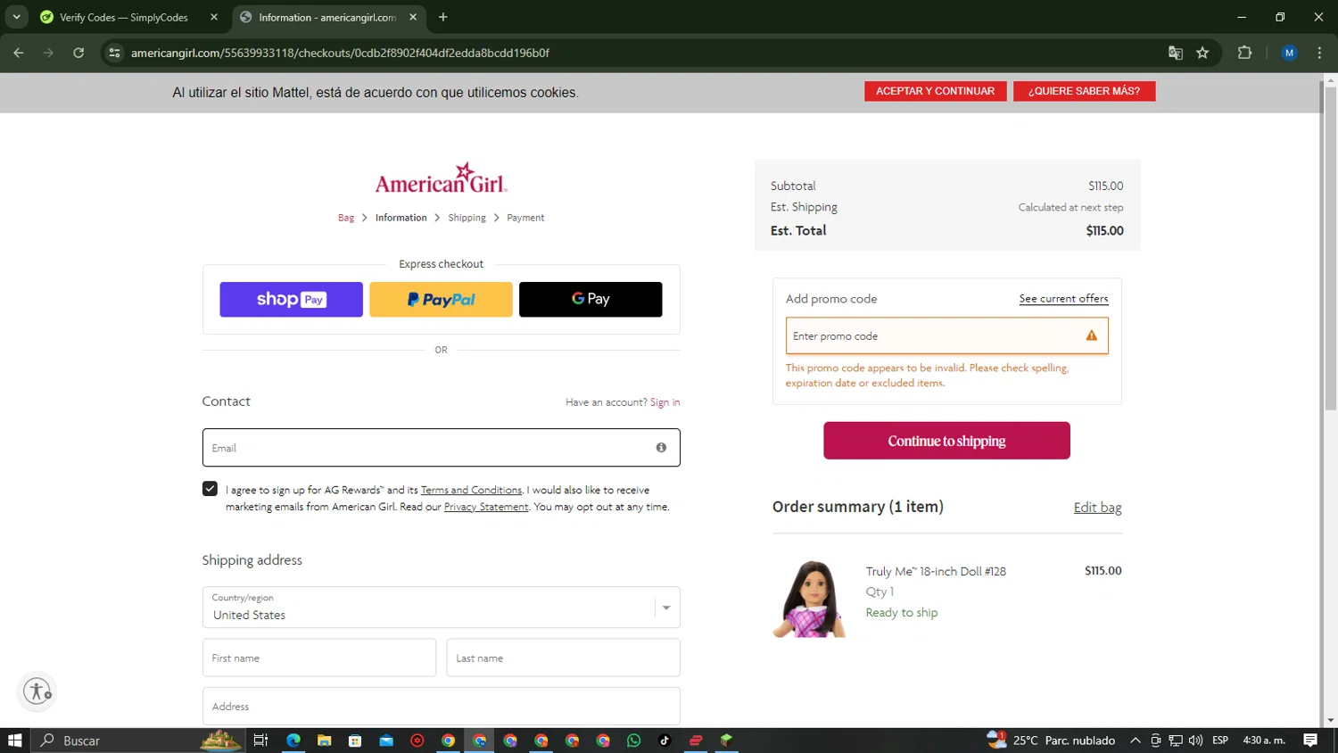 American Girl Promo Codes 15 Off December 2024