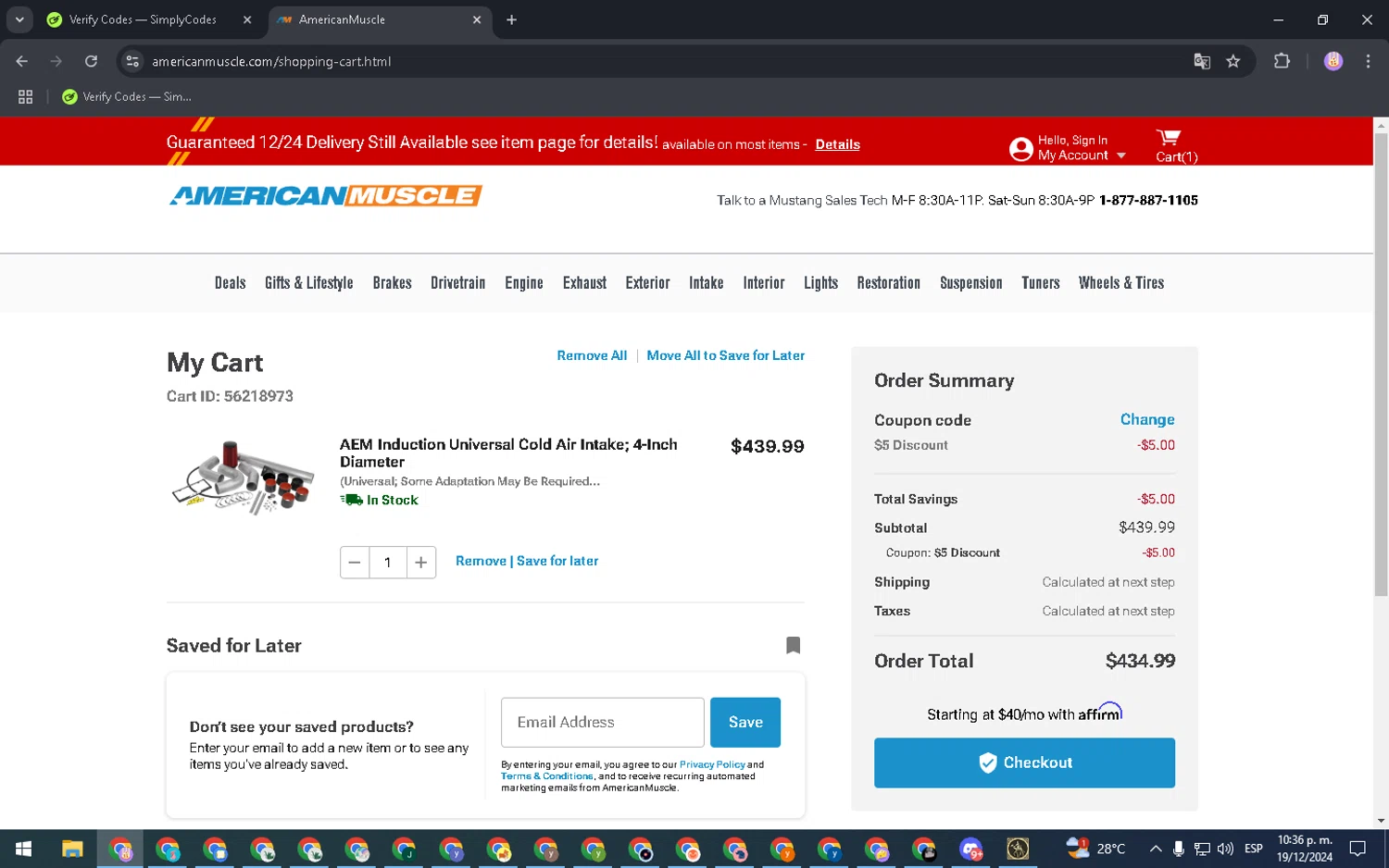 American Muscle Coupon Codes (3 Verified) 5 Off Jan 2025