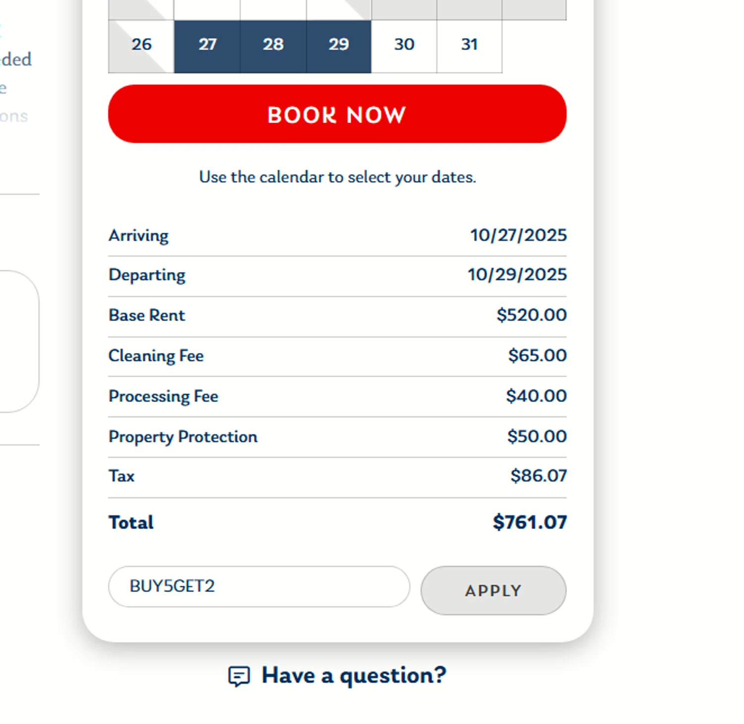 American Patriot Getaways checkout page showing American Patriot Getaways promo code box | Screenshot taken by SimplyCodes community member on Sep 23, 2025