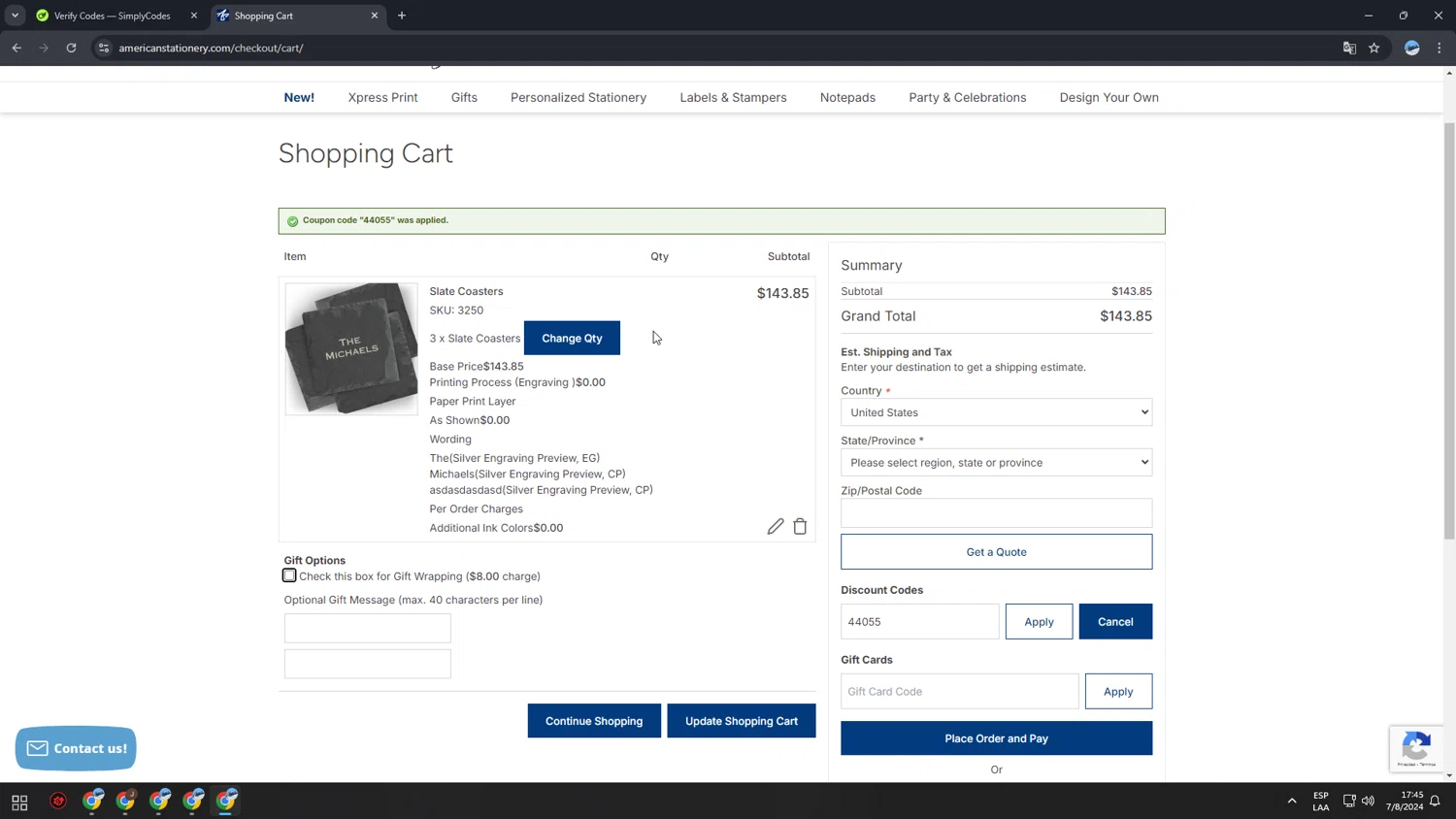 American Stationery Coupon Codes 15 Off September 2024