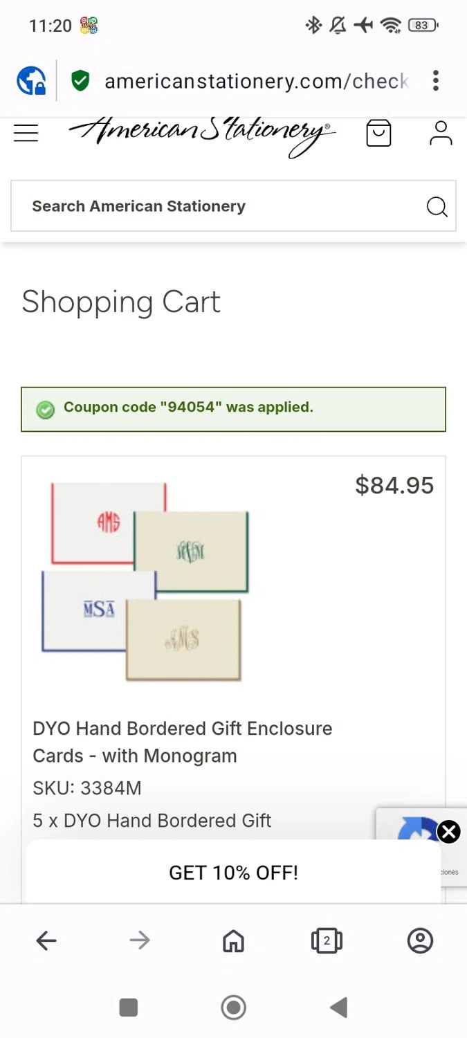 American Stationery Coupon Codes 10 Off November 2024