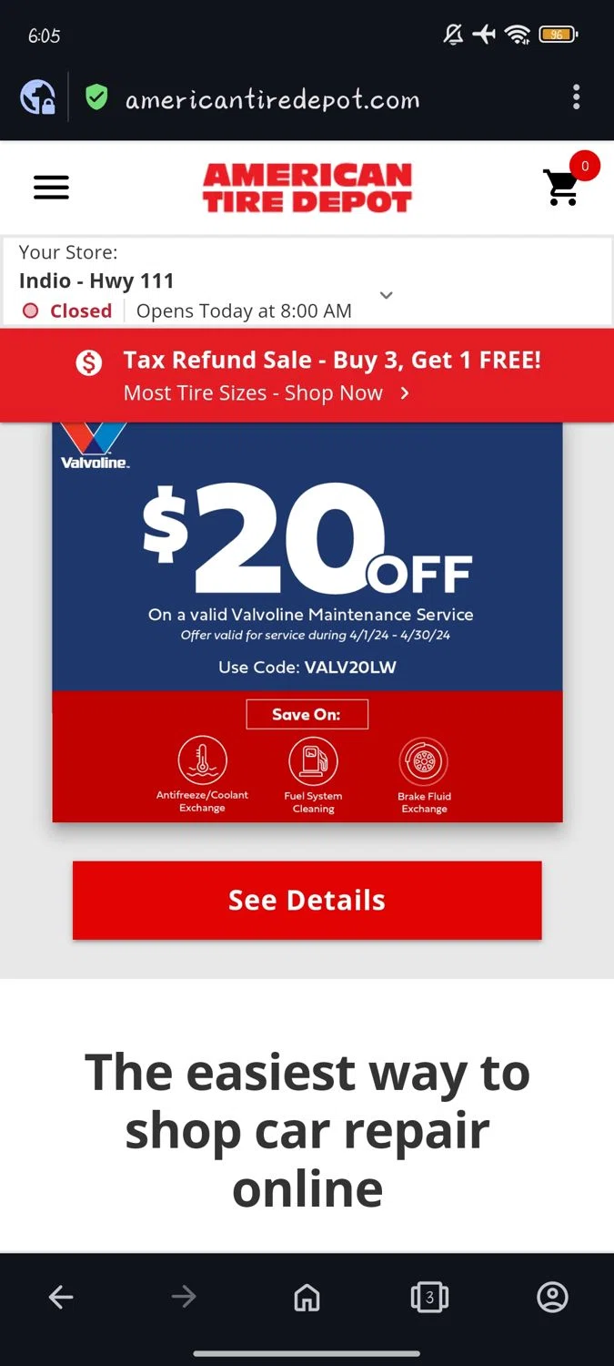 where to use Autobell Car Wash promo code box