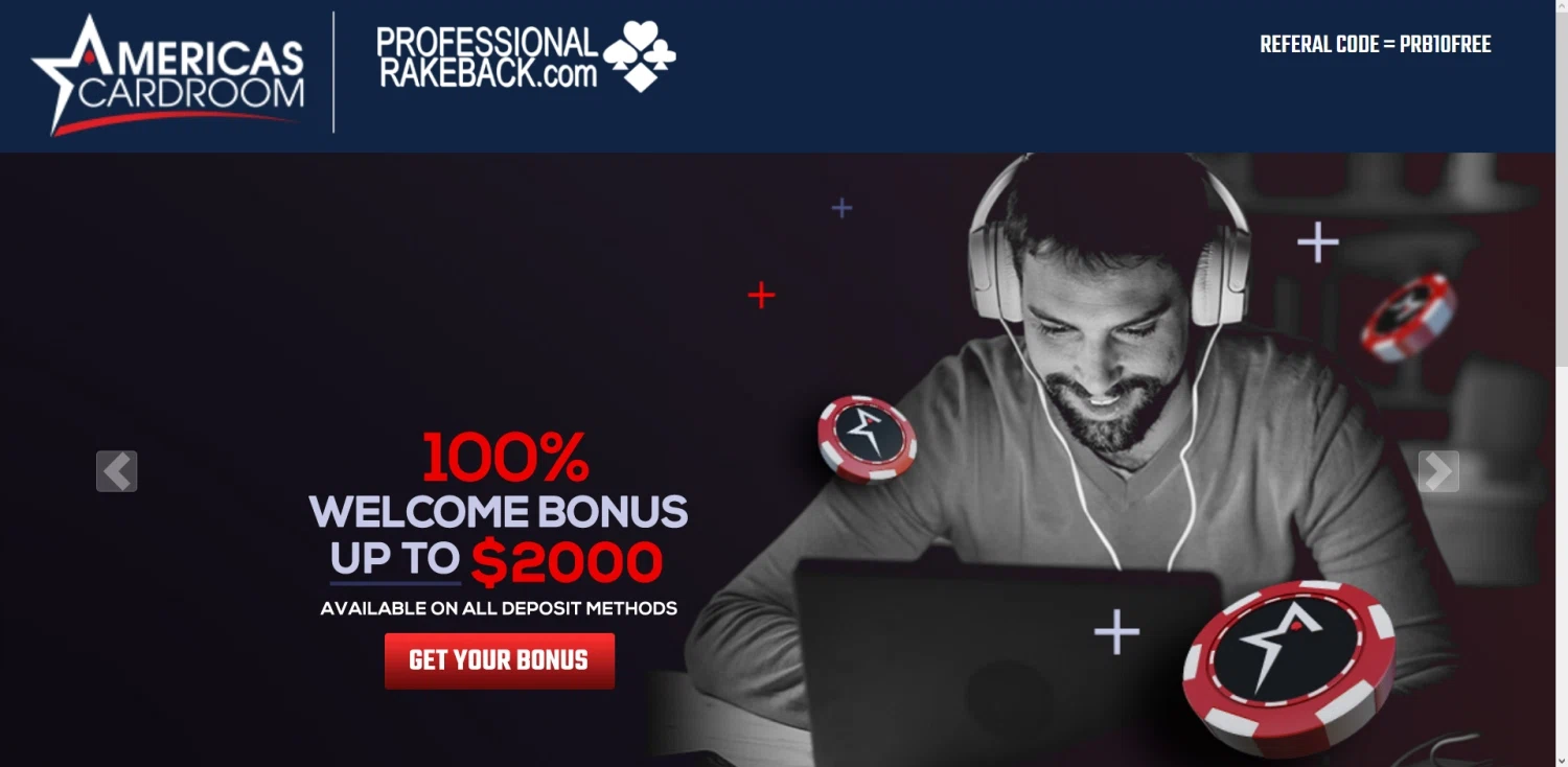 Americas Cardroom Promo Code - 50% Off January 2026