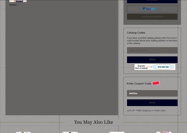 AmeriMark checkout page showing AmeriMark promo code box | Screenshot taken by SimplyCodes community member on May 31, 2023