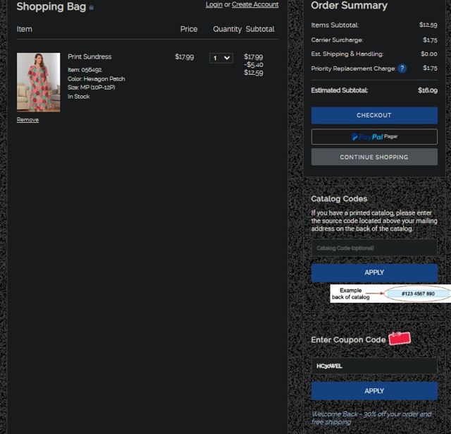 AmeriMark checkout page showing AmeriMark promo code box | Screenshot taken by SimplyCodes community member on May 22, 2023