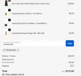 FRANKLEWIS coupon verification screenshot