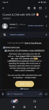 LABORDAY24 coupon verification screenshot