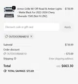 OUTDOORBABE10 coupon verification screenshot