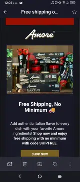 SHIPFREE coupon verification screenshot