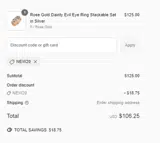 NEW20 coupon verification screenshot