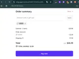 ADER3 coupon verification screenshot