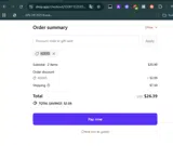 ADER5 coupon verification screenshot