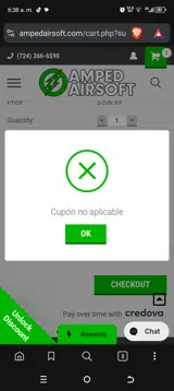 DARKHORSE10 coupon verification screenshot