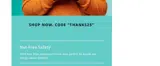 thanks25 coupon verification screenshot