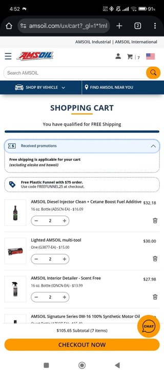 AMSOIL Promo Codes (3 Verified) - 10% Off w/Code Sep 2025