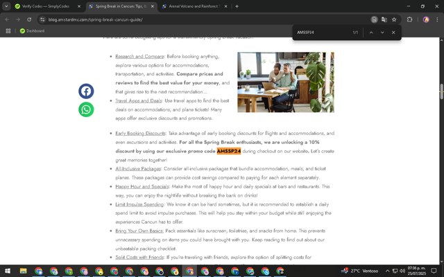 Amstar checkout page showing Amstar promo code box | Screenshot taken by SimplyCodes community member on Jul 25, 2025