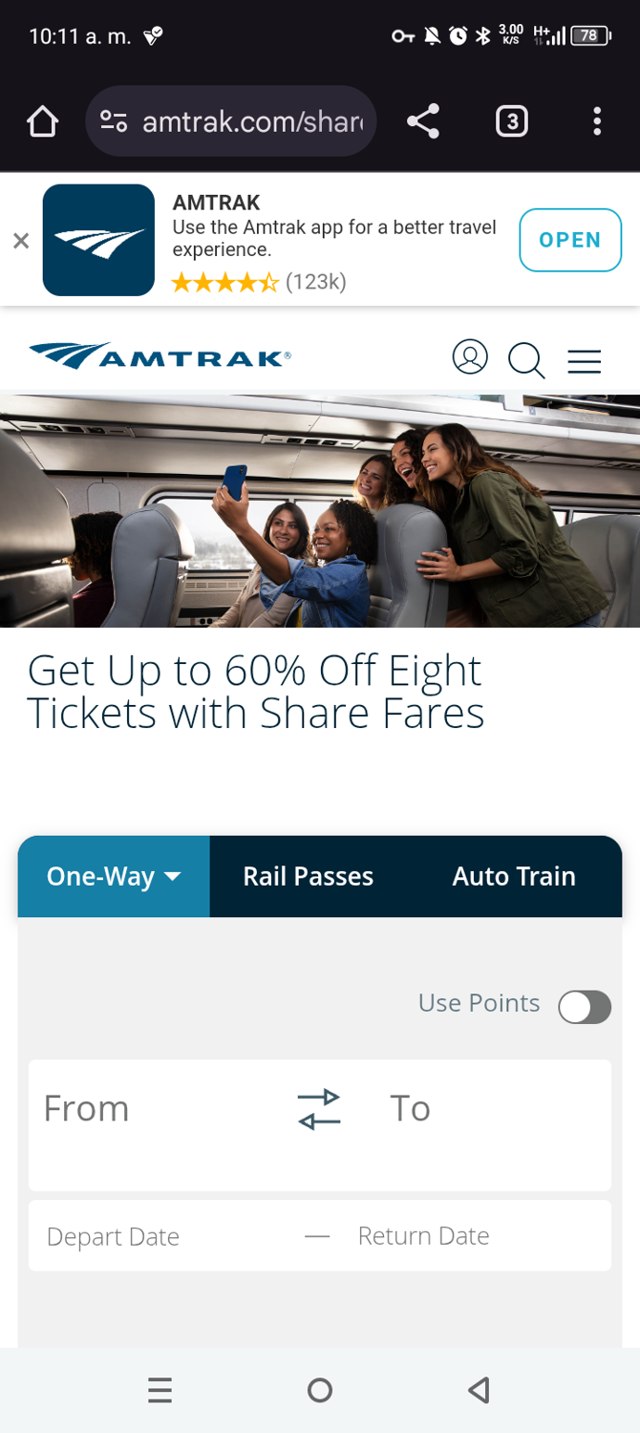 Amtrak Tickets