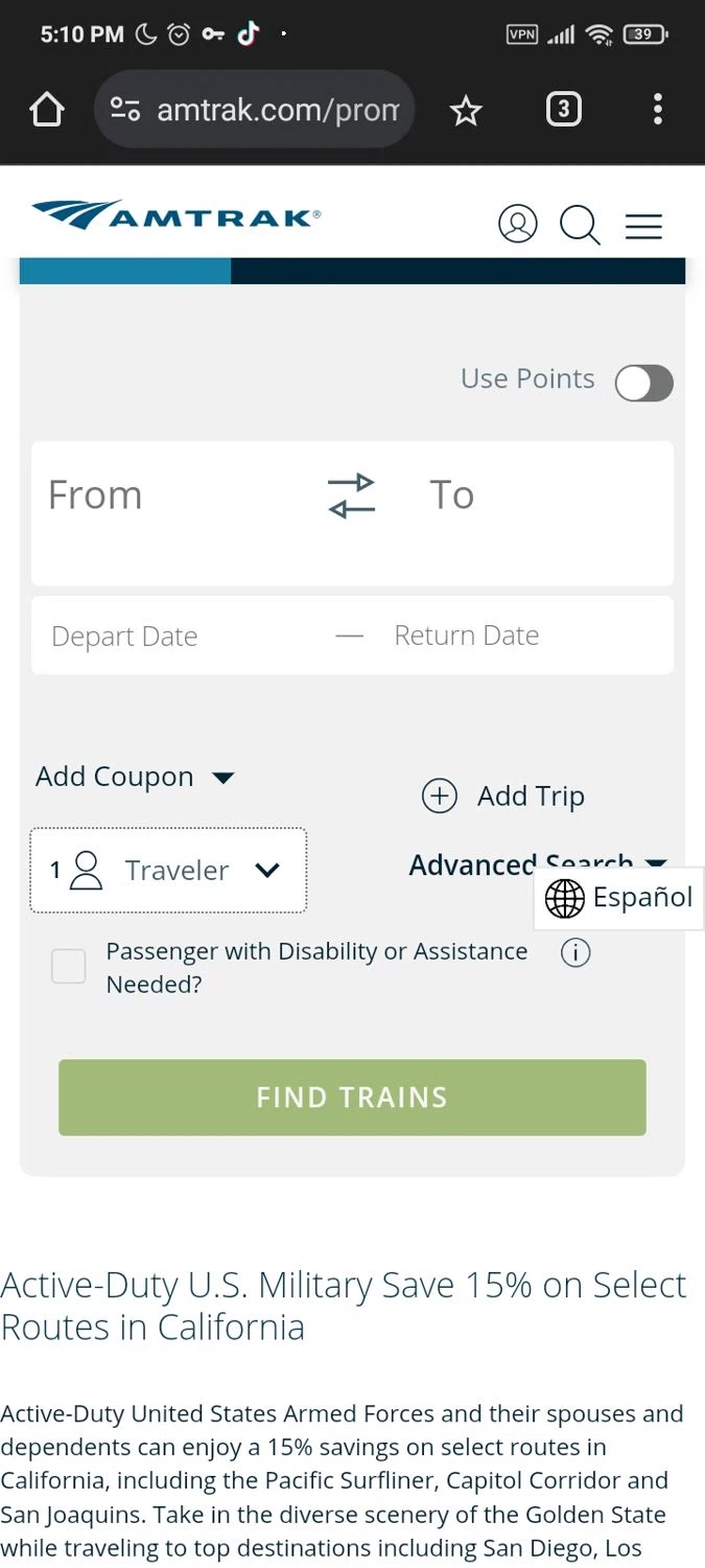 Amtrak Discount Codes 15 Off December 2024