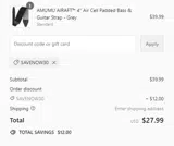 SAVENOW30 coupon verification screenshot