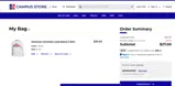 American University Eagles coupon verification screenshot
