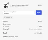 SHAAK4 coupon verification screenshot