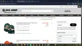 Anaheim Ducks Shop coupon verification screenshot