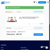 SUCCESS25 coupon verification screenshot