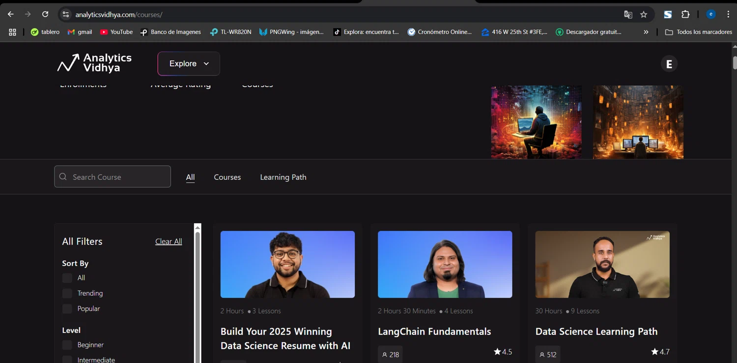 Analytics Vidhya checkout page showing Analytics Vidhya coupon code box | Screenshot taken by SimplyCodes community member on Jul 25, 2025